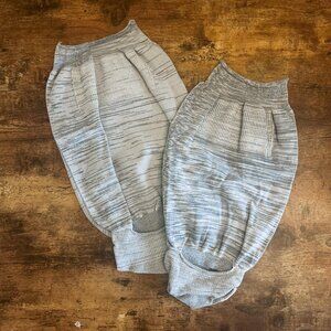 Cozy Gray Knit Kids Pajamas Sleep Sacks